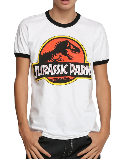 jurassic park ringer tee